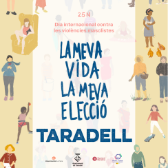 Taradell - Taradell commemora el 25N, Dia Internacional contra les violències masclistes, amb diversos actes