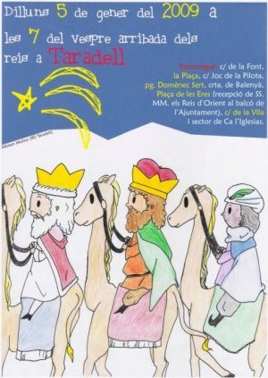 Cartell cavalcada reis 2009