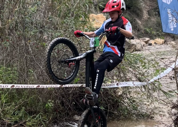 David López tanca els campionats de Catalunya i d'Espanya de biketrial pujant al podi