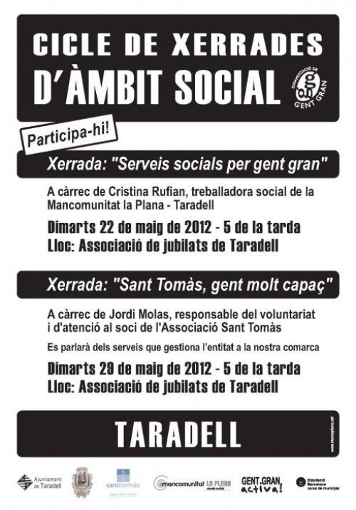 Cicle xerrades d\'àmbit social