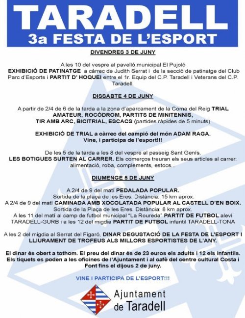 Programa Festa de l\'Esport