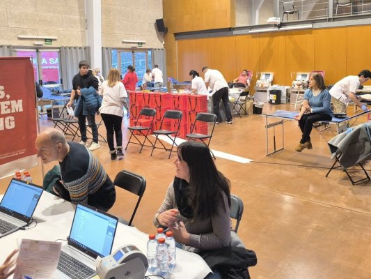 Més de 150 persones donen sang i plasma a Taradell