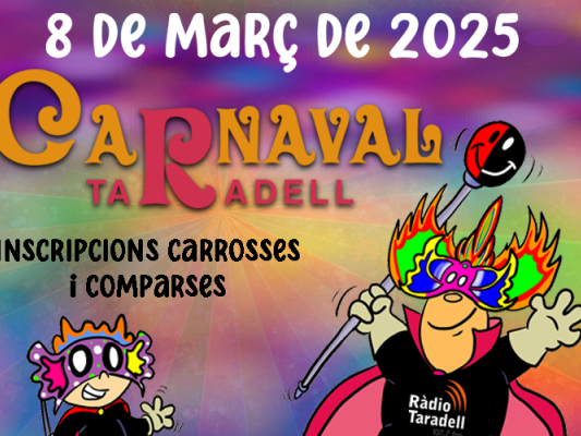 INSCRIPCIONS de carrosses i comparses al CARNAVAL 2025