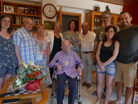 Lluís Clot Riera fa 100 anys