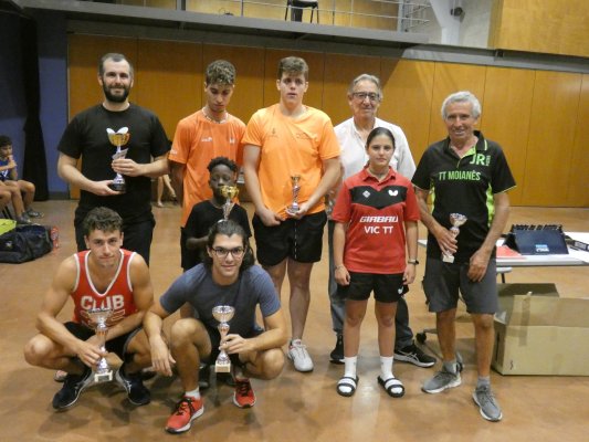 Ignasi Arranz guanya la 20a edició del Torneig de Festa Major de Tennis Taula