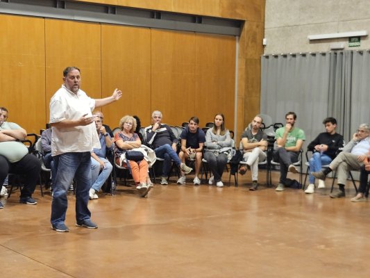 Uns 80 militants d'ERC assisteixen a l'acte de Junqueras a Taradell