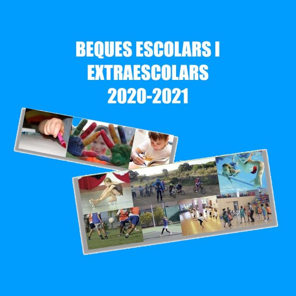 Cartell - Beques escolars i extraescolars 2020-2021
