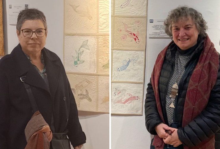 Dolors Nubiola i Maria Ricart participen al Festival Internacional de Patchwork de Sitges