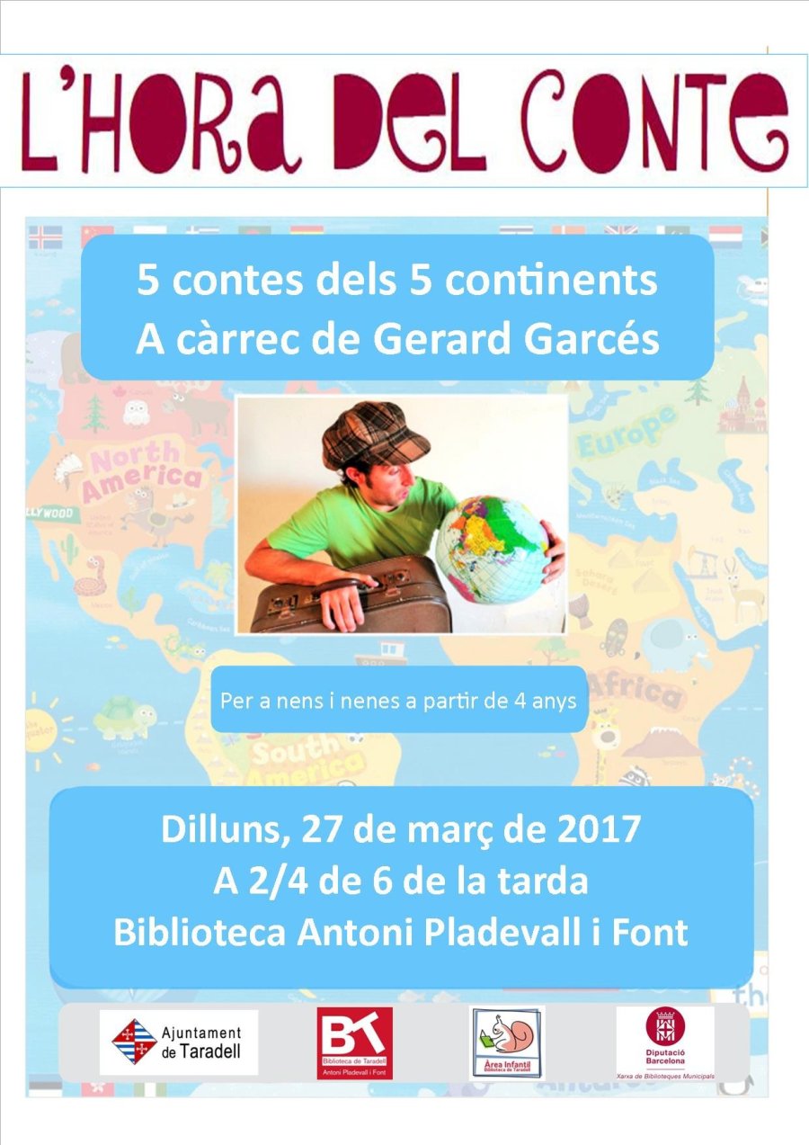 Cartell Hora del Conte Gerard Garcés